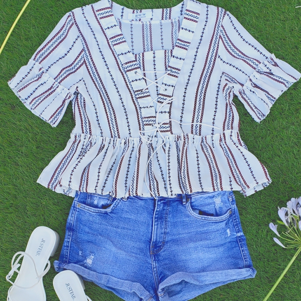 Patterned Top